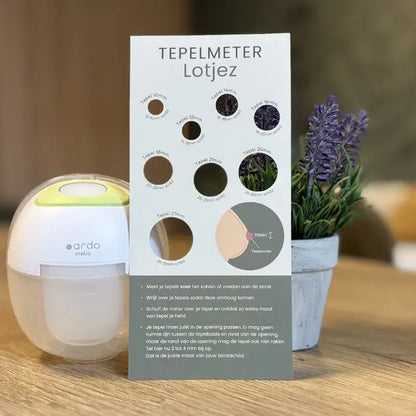 Ardo borstkolf Melia Wearable bij Lotjez inclusief tepelmeter