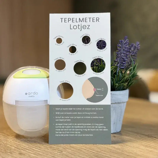 Ardo borstkolf Melia Wearable bij Lotjez inclusief tepelmeter