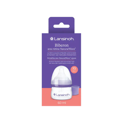 Lansinoh flesje - Zuigfles Lansinoh met NaturalWave speen 60ml
