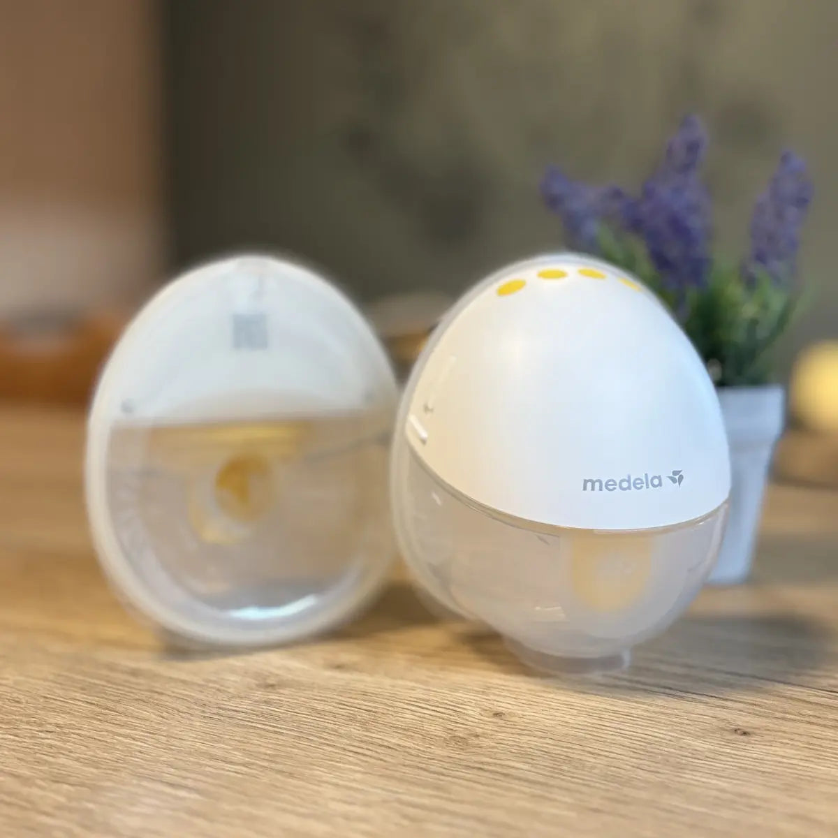 Medela Motion Inbra borstkolf bij Lotjez in Balen op een plank