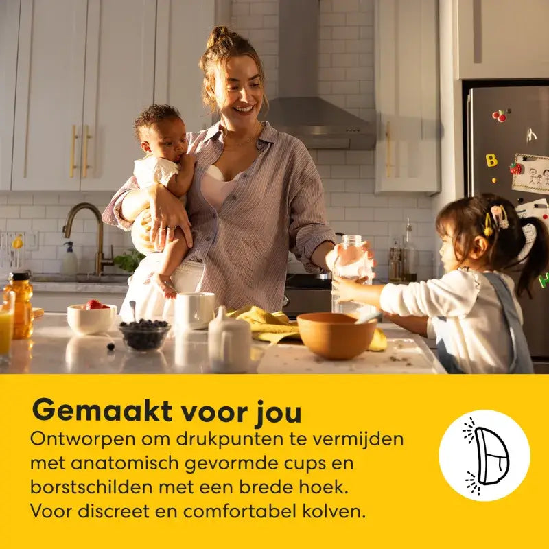Medela Motion InBra handsfree borstkolf in gebruik