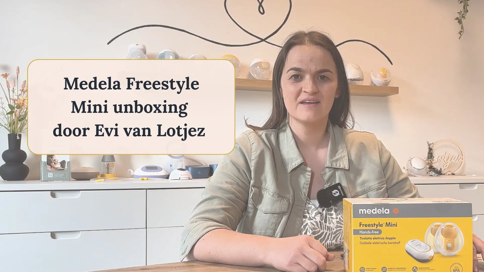 Video laden: Medela Freestyle mini borstkolf productvideo uitgelegd door kolfconsulente Evi van Lotjez