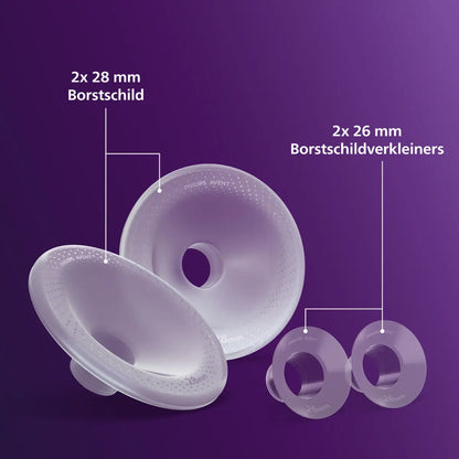 Philips Avent Handsfree Borstschild & Verkleiners - Large (26mm & 28mm)