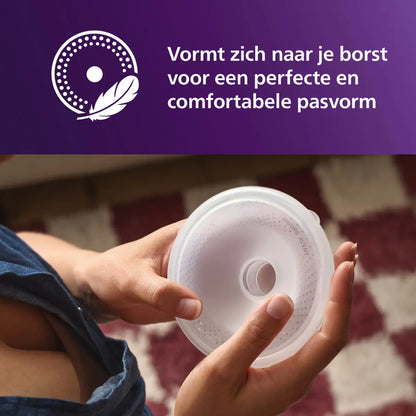 Philips Avent Handsfree borstkolf siliconen borstschild