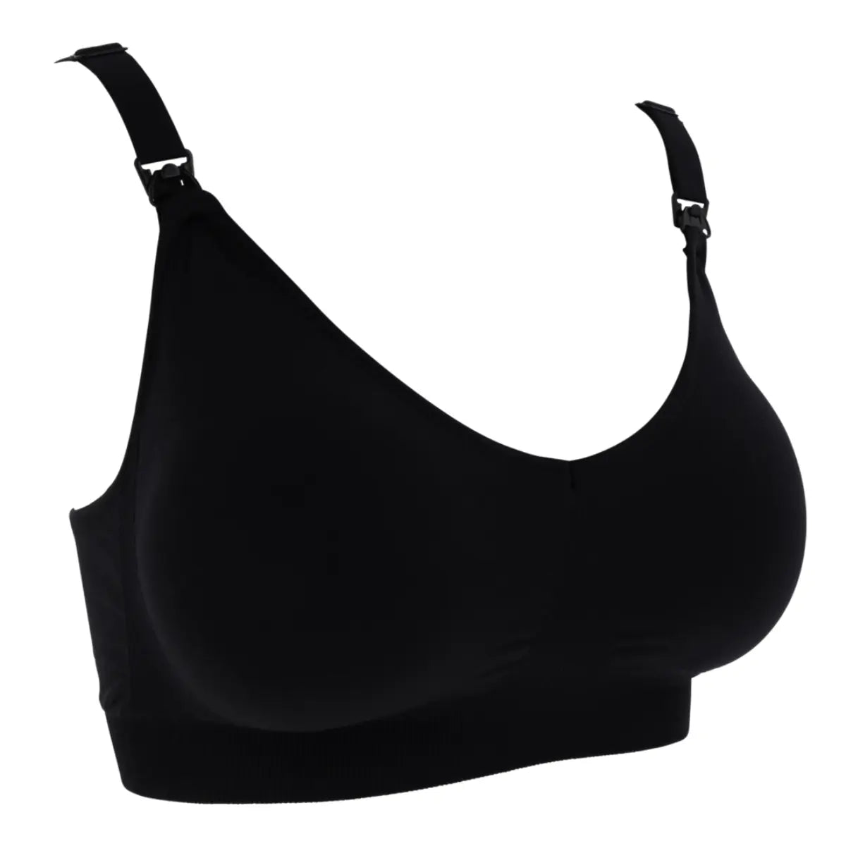 Naadloze en beugelloze zwarte Youha zwangerschapsbeha en kolfbeha - Lotjez